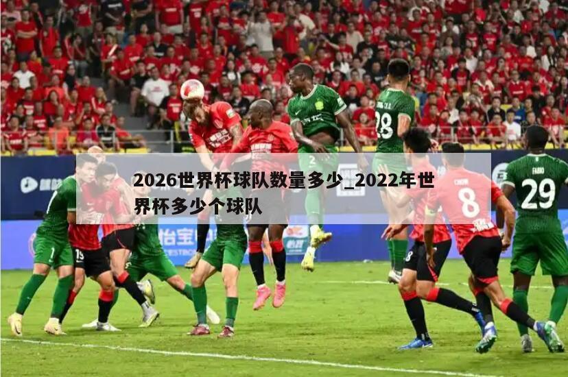 2026世界杯球队数量多少_2022年世界杯多少个球队
