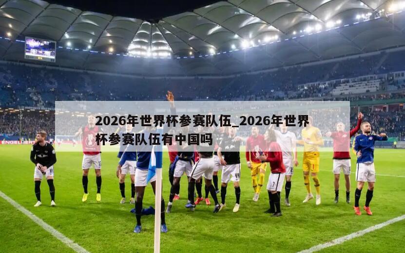 2026年世界杯参赛队伍_2026年世界杯参赛队伍有中国吗