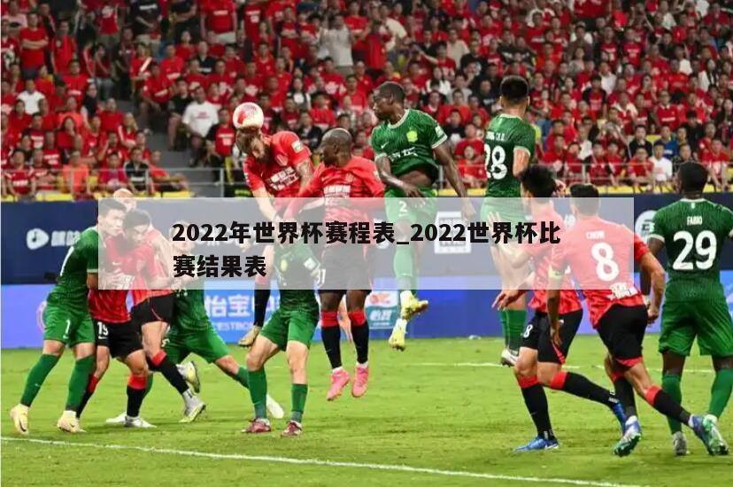 2022年世界杯赛程表_2022世界杯比赛结果表