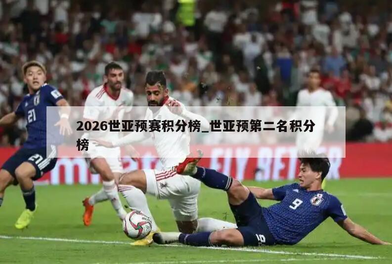 2026世亚预赛积分榜_世亚预第二名积分榜