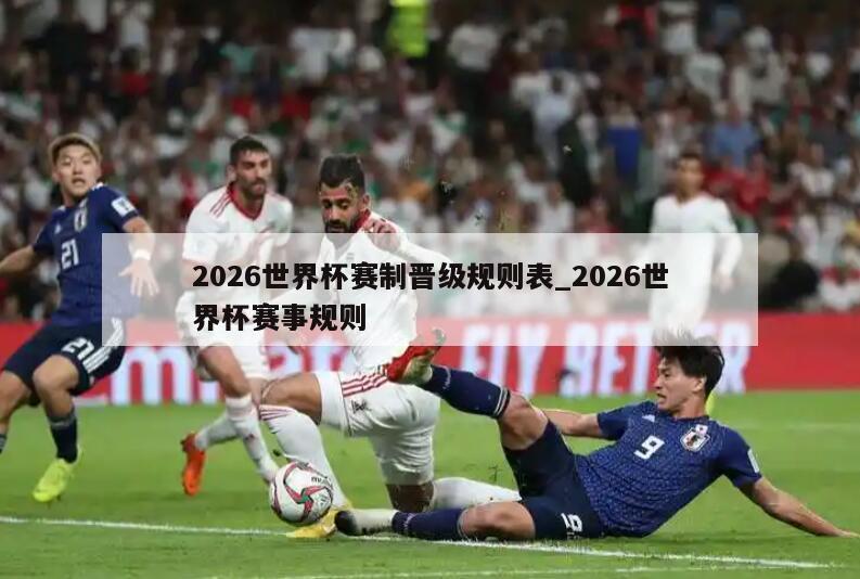 2026世界杯赛制晋级规则表_2026世界杯赛事规则