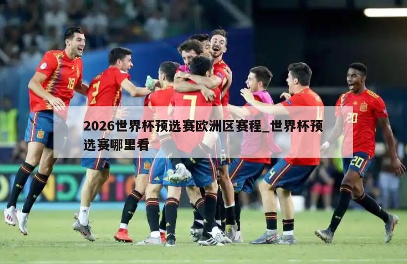 2026世界杯预选赛欧洲区赛程_世界杯预选赛哪里看