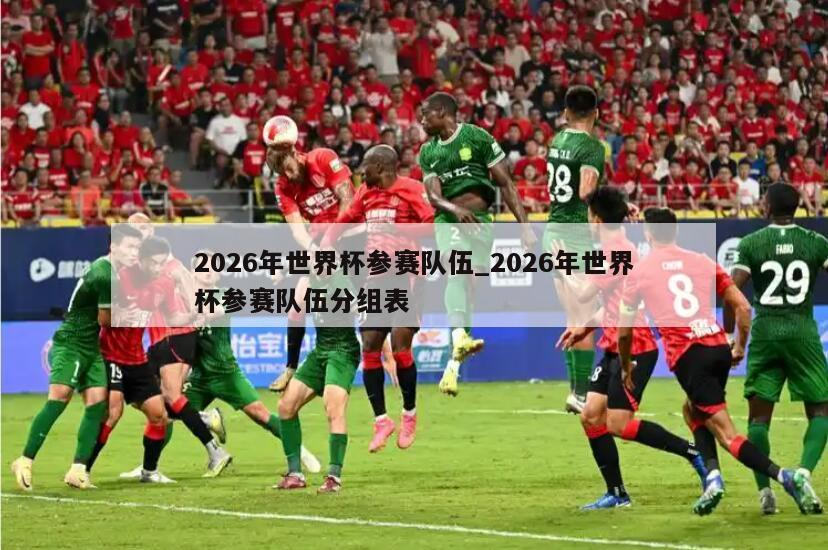 2026年世界杯参赛队伍_2026年世界杯参赛队伍分组表